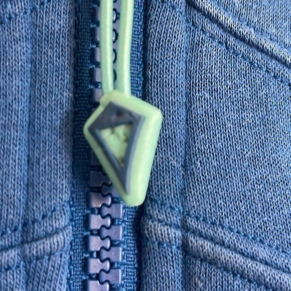 Ivivva Blue Zip Up Hoodie Kids Size 14 - Picture 3 of 9